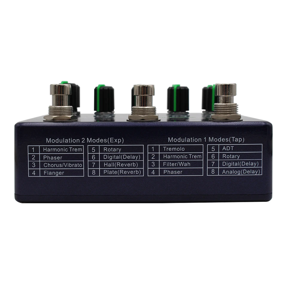 Demonfx-DUAL MOD WORKSTATON Pedal de guitarra, efeito baixo