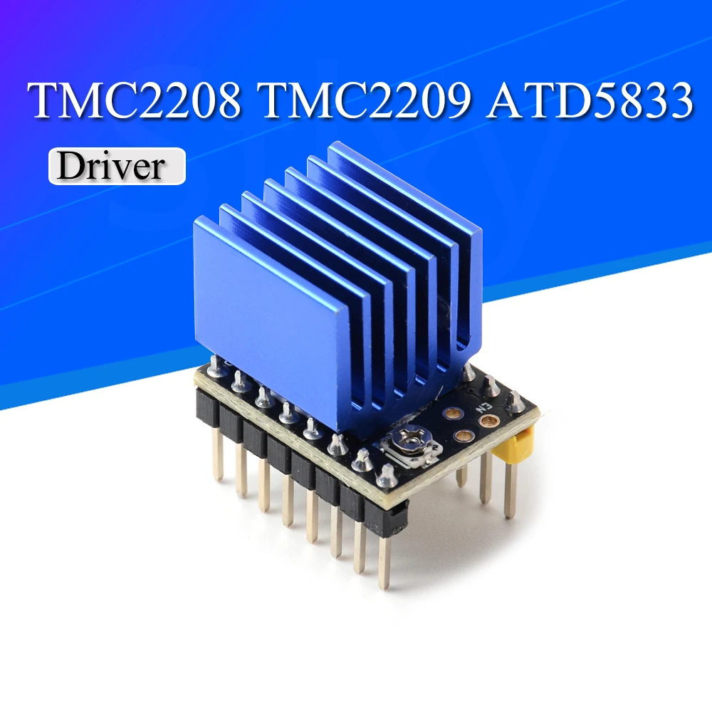 TMC2208 TMC2209 ATD5833 V2.0 With Heat Sink Stepper Motor Driver StepStick 3d Printer Parts 2.5A 256 Subdivision Silent Printing stepper motor driver