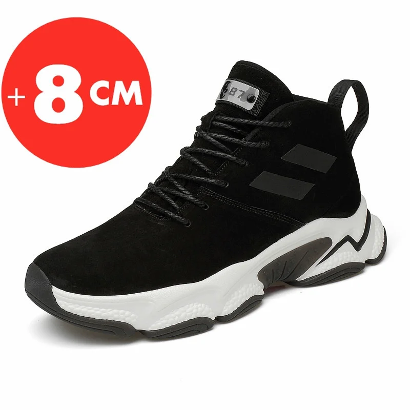 

2023 Men's Sports Shoes Heightening Shoes Men's Casual Heightening Shoes Men's Heightening Insole 7-8cm