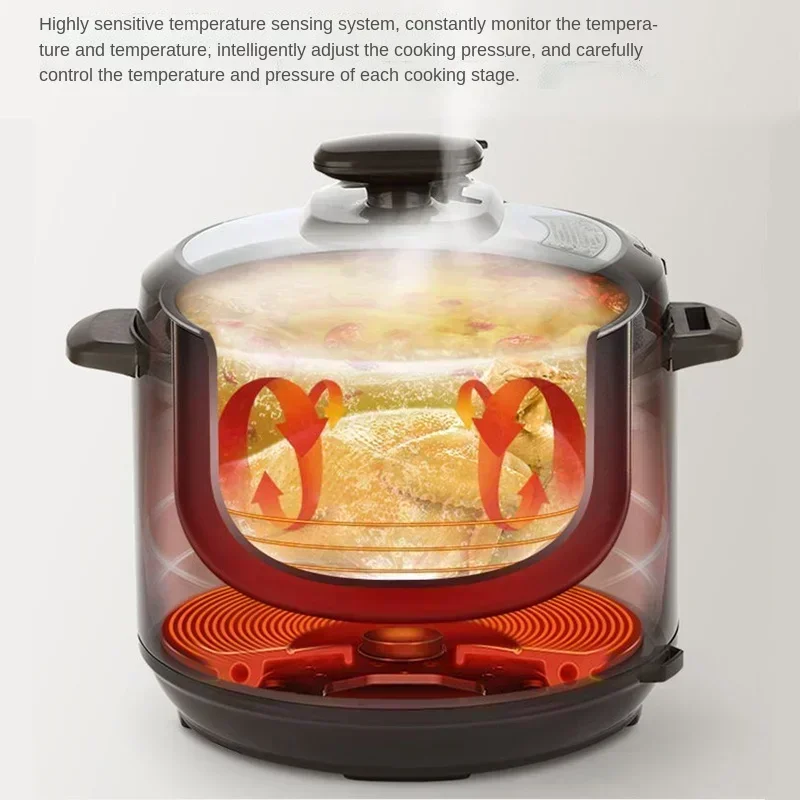 Midea Electric Pressure Cooker Household Intelligent High Voltage Electric Rice Cooker 5L Kitchen Appliances