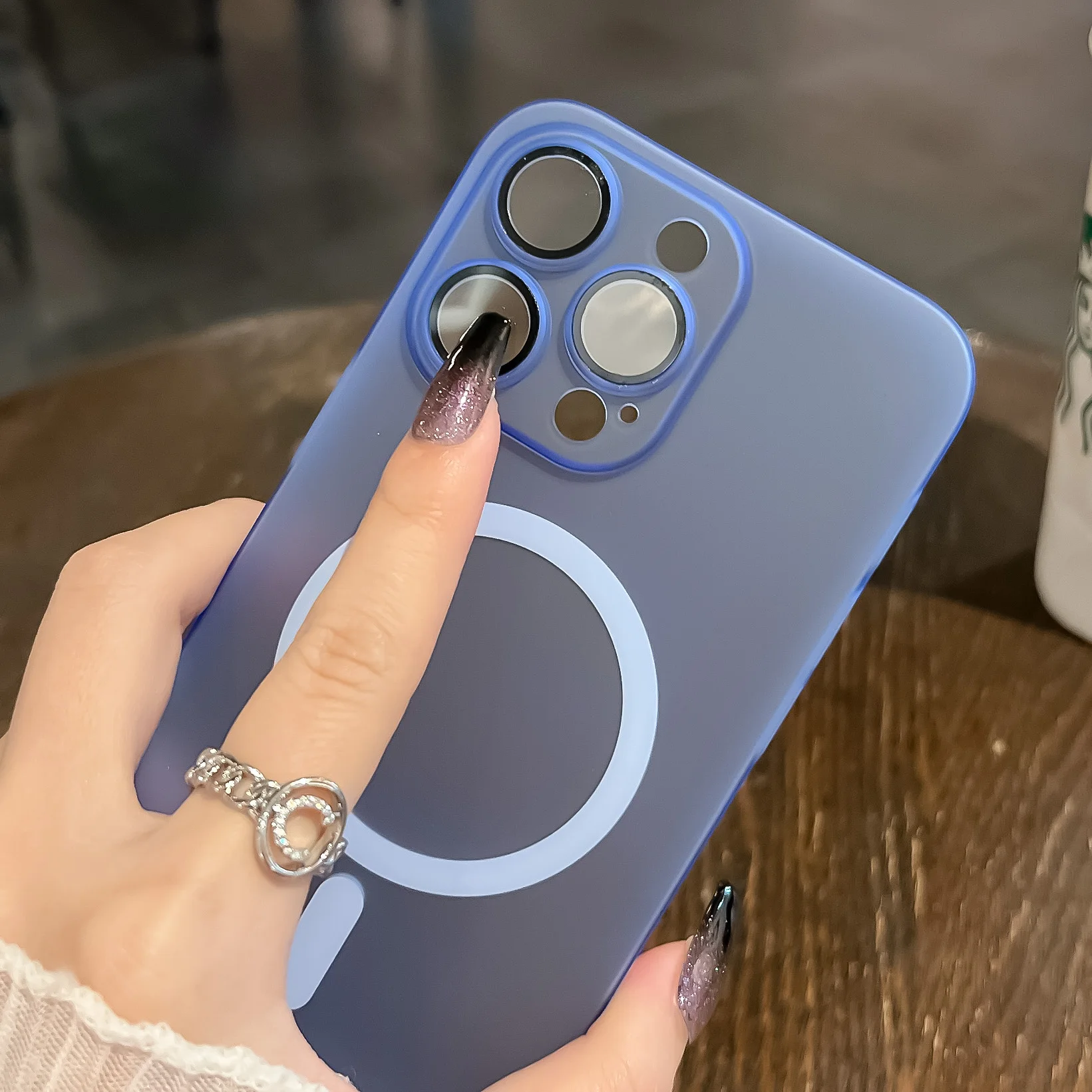 Funda Magnética Para IPhone 13 Para Mujeres/hombres, Diseño Mate De