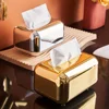 1pc Vintage Bread Shape Tissue Box Holder ABS All-in-One Bathroom Accessory Electroplated Luxury Organizer Storage Solution 3