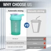 300ml Best Shaker Cup, Protein Sports Shaker Cup Tritan Material, with Plastic Ball Drink Cup Suitable for Sports and Fitness 5