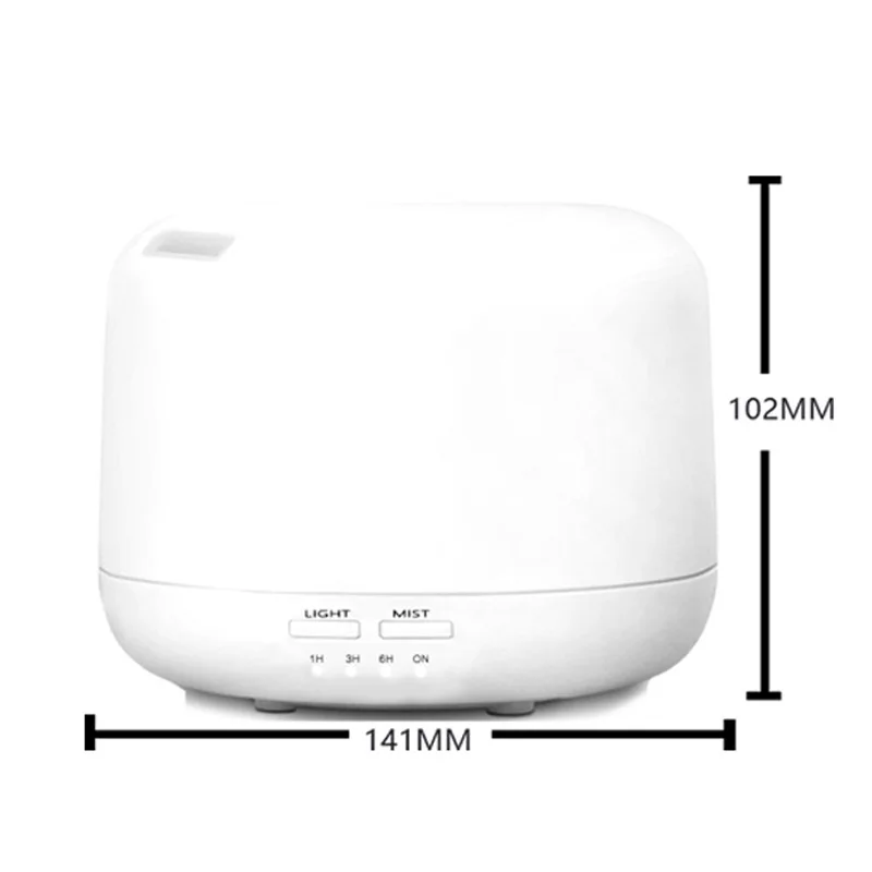 Air Aroma Diffuser Ultrasonic Humidifier Home Electric Aromatherapy Essential Oil Aroma Diffuser 7Color LED Light