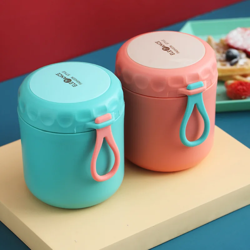 Insulated Stainless Steel Food Jar - 430ml Thermos Container