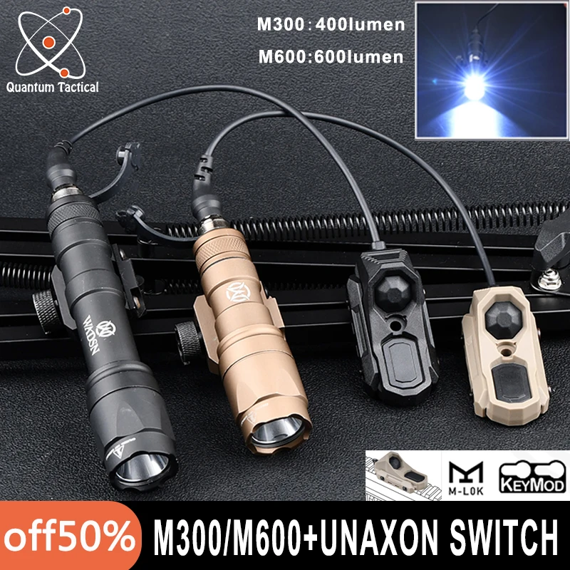 WADSN 손전등, M300, M600