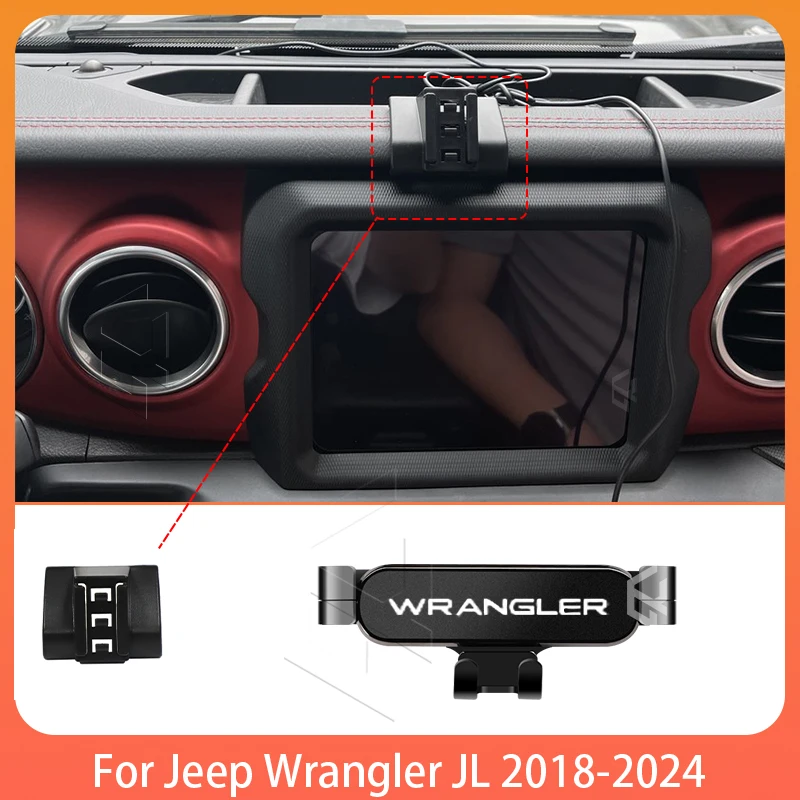 Car Mobile Phone Holder Adjustable Special GPS Base Mount Stand for JEEP wrangler Accessories