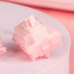 Enhanced Pink Ice Sakura Switch - Linear, Magnetic, Pre - Lubed, 35g/50g Actuation, 3.5mm Travel (UR PinkIceU x35)