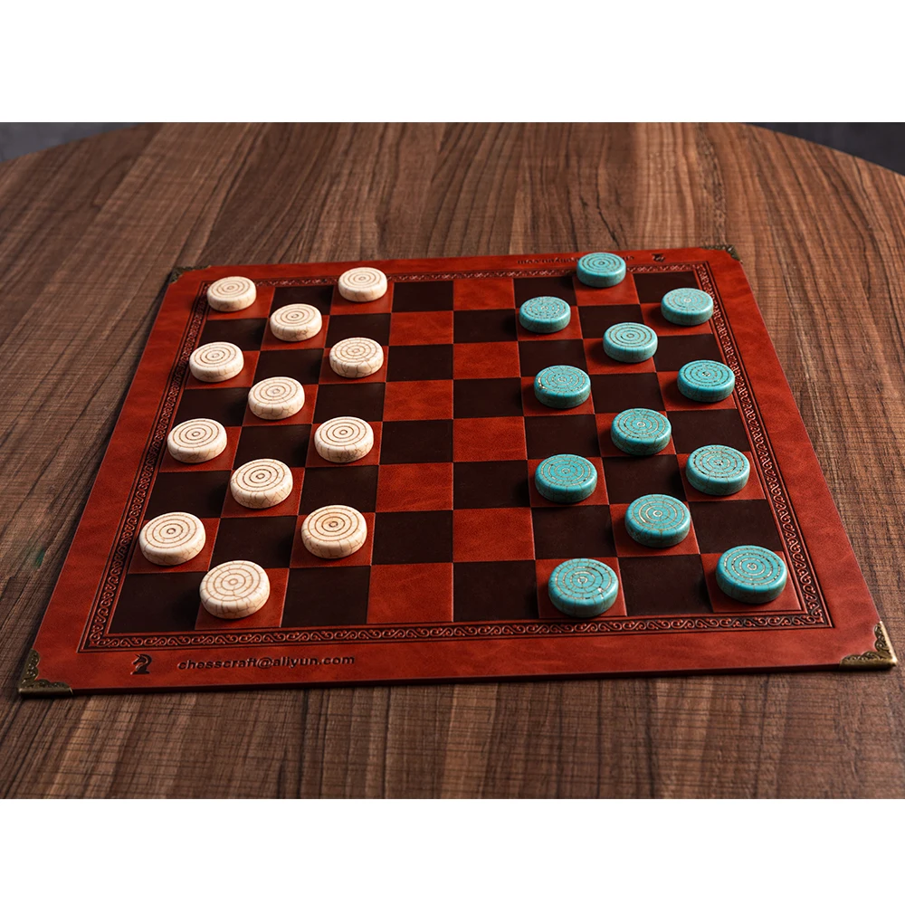 24pcs Stone Chess Checkers Table Game Entertainment Multiplayer Party Educational Toys Waterproof Durable International chess board game