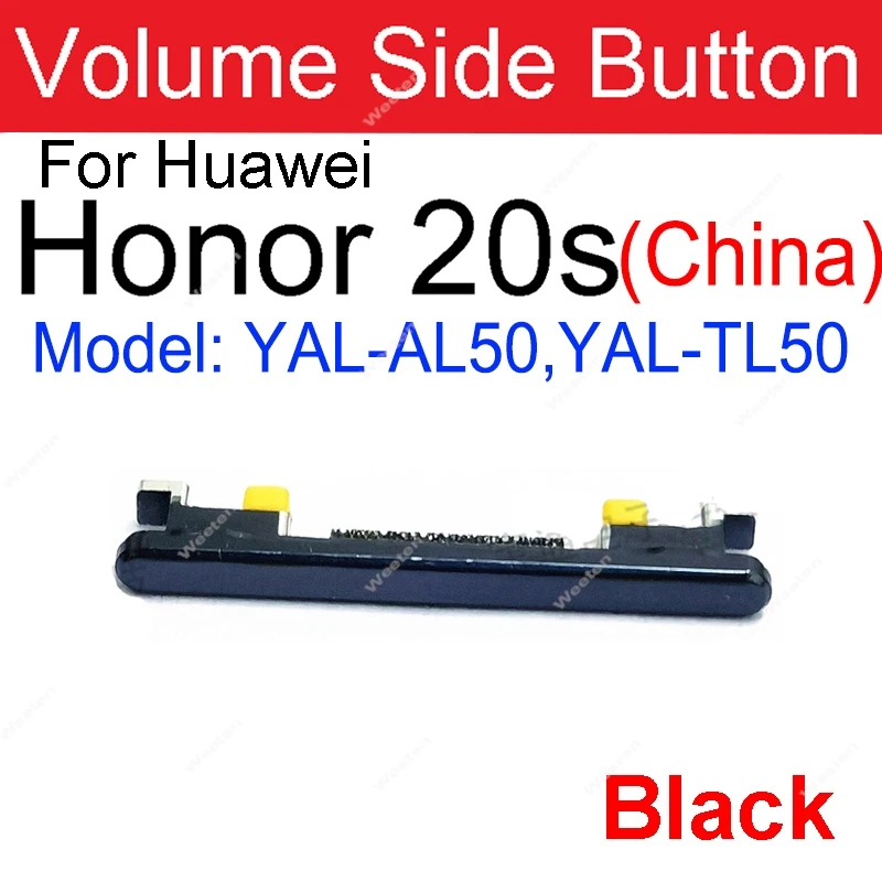 Enhanced Side Button Keys for Power and Audio Control Replacement