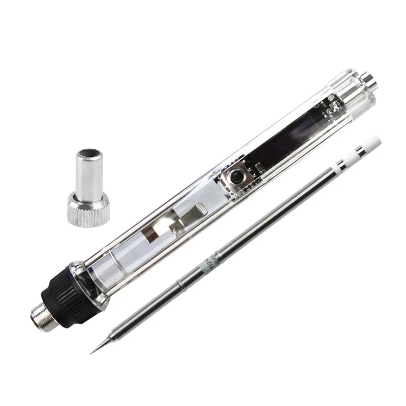 

Portable Mini Welding Tools 150-450℃ Temperature Adjustable Soldering Iron High Power for DC 12-24V Solder Welding Dropship