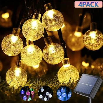 Solar Crystal Globe Lights 1