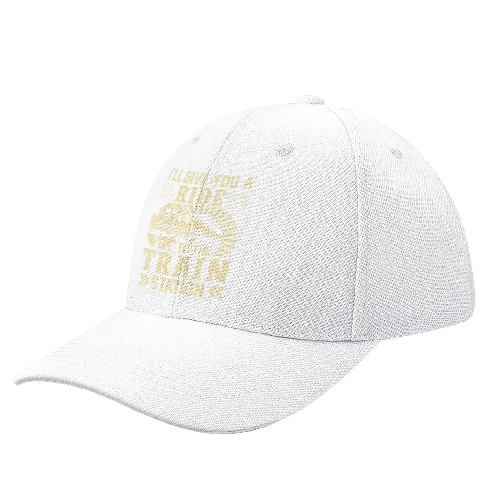 

I'll Give You A Ride Train Station Baseball Cap derby hat Fashion Beach Men'S Hat Women'S