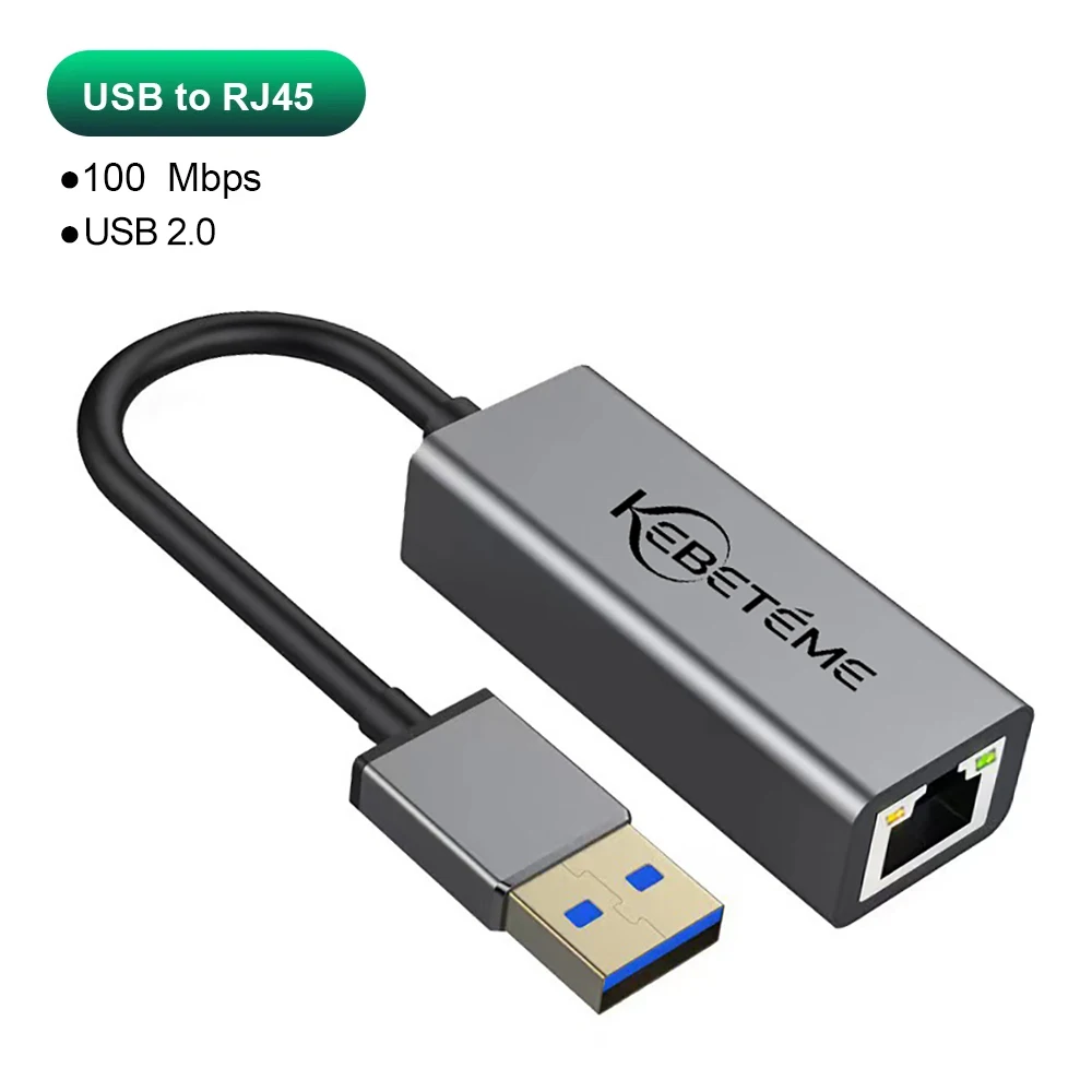 Kebidumei 1000 Mbps USB Ethernet Adaptörü USB 3.0 Ağ Kartı PC MacBook Win 10/11 Xiaomi Ethernet USB kablosu için USB RJ45 Lan