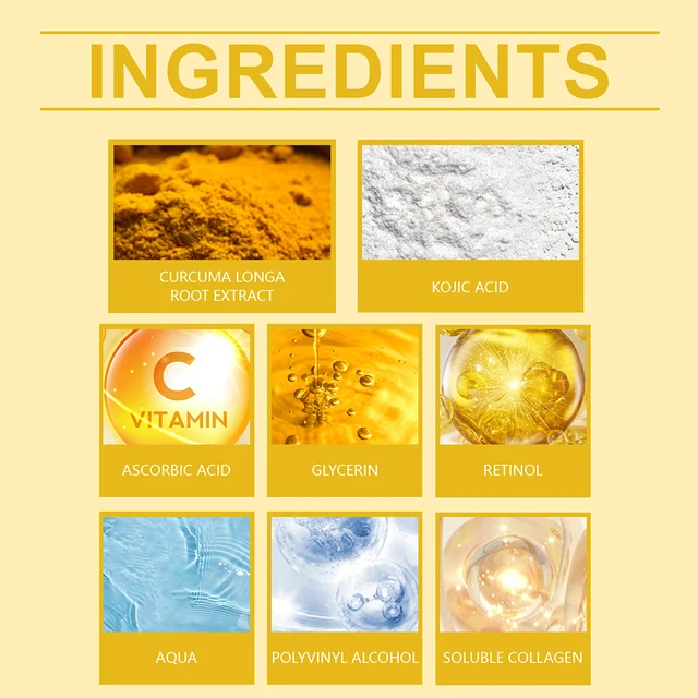 Kojic Acid Turmeric Overnight Wrapping Peel Off Mask Nourishes Hydrolyzed Collagen Glowing Skin Korean Facial Mask Skin Care 3