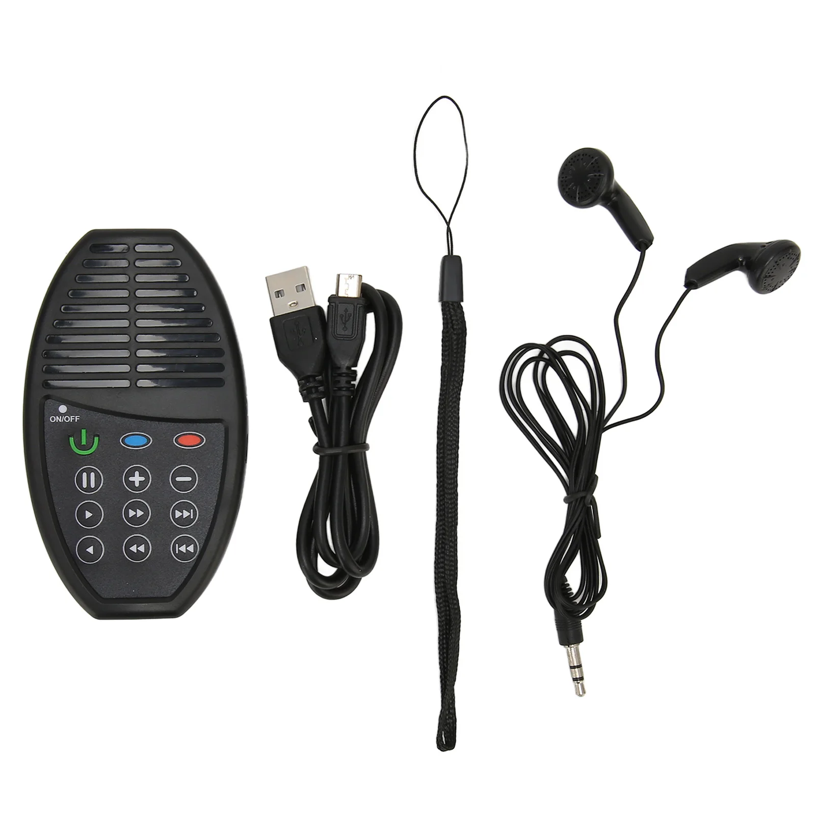 Bible Player Electronic Bible Reader ABS Solar Charging for Travel