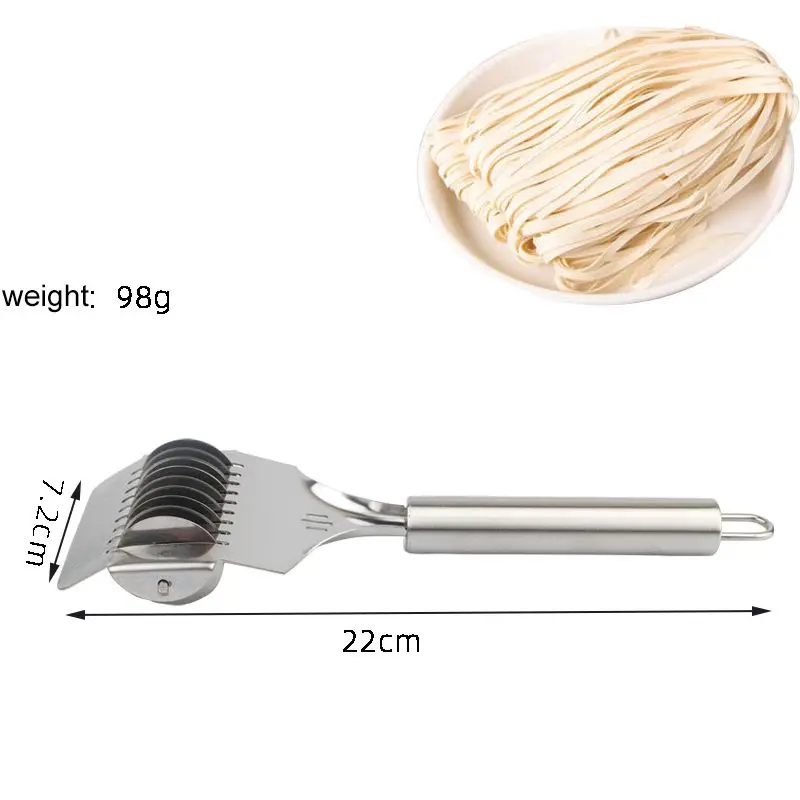 Pressing Machine Non-slip Handle Kitchen Gadgets Makers Noodles Cut Knife 1PC Manual Section Shallot Cutter Noodles Cut Knife