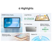 Global Version HONOR Pad X9a 11.5" 120Hz 2.5K Fullview Display Snapdragon 685 Slim Metal Body Tablet WiFi Android15 8300mAh - Image 2