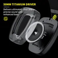 BINNUNE 2.4GHz Wireless Gaming Headset with Mic for PS5 PS4 PC Mac Playstation Bluetooth Gaming Headset with Microphone - Image 4