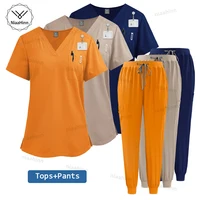 Vêtements médicaux pour femmes, ensembles de jogging, pantalons d'allaitement, robe chirurgicale, uniformes médicaux de haute qualité, uniforme de beauté en gros 1