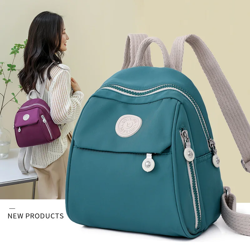 Women Mini Backpacks 2023 New Casual Outdoor Waterproof Nylon Travel Bags College Students School Bags for Teenage Girls 2