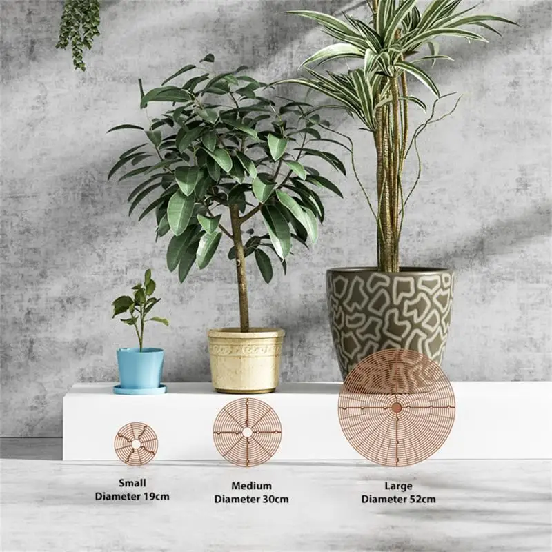 Plant Pot Soil Guard Nails Plant Pot Grid Flower Cover Baby Safety Mouse Protector Repel Cats Garden Household plant pot grid