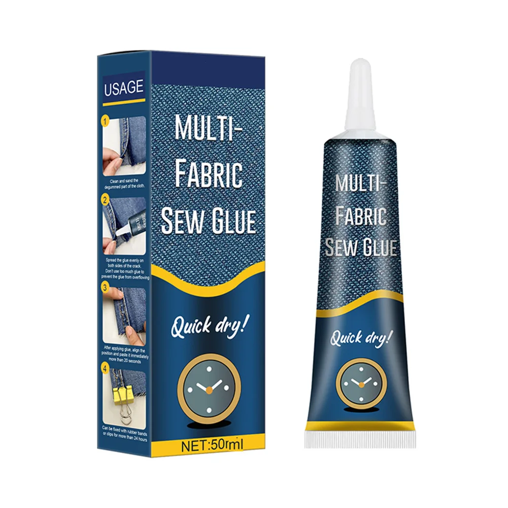 Liquid Instant Fabric Sew Glue Leather Sew Glue Kit Secure Fast Drying