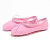 USHINE EU22-45 Cloth Head Yoga Slippers Teacher Gym Indoor Exercise Canvas Black Ballet Dance Shoes Children Kids Girls Woman 6
