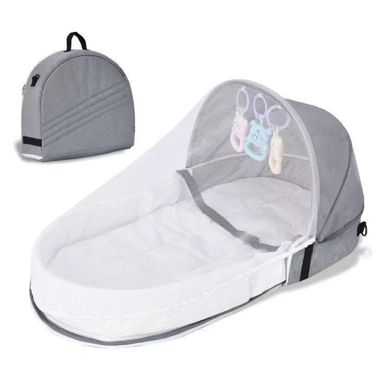

Crib Newborn Baby Bionic Isolation Bed Anti-mosquito Folding Bed In Bed Convenient Outdoor Travel Bed Wholesale