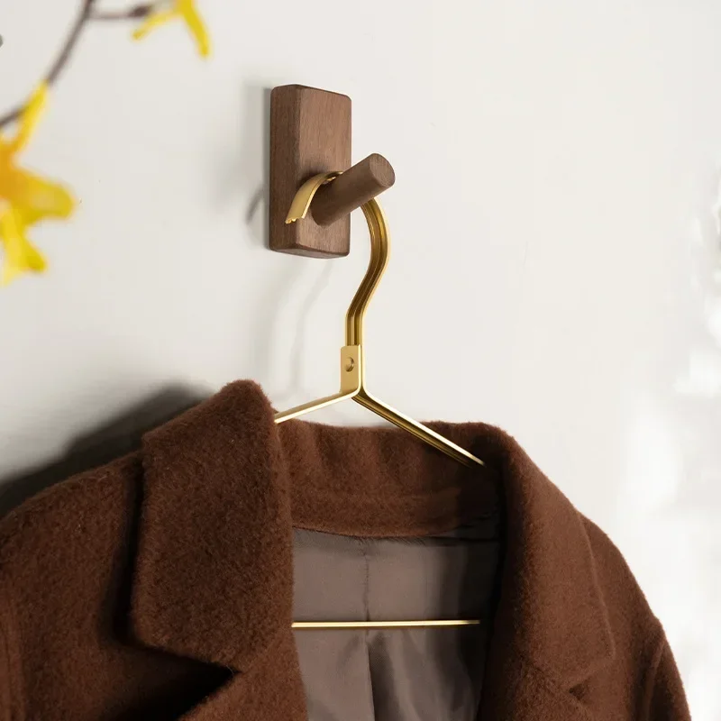 10pcs Aluminum Alloy Clothing Hanger Golden Durable Domestic Coat Supplies Organizer Adult Hanging 3