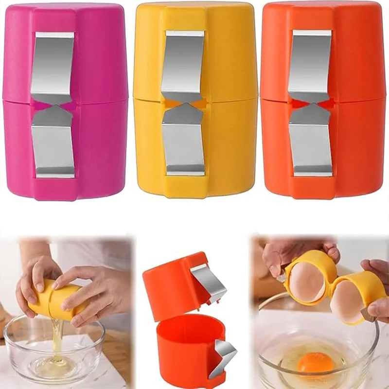 Stainless Steel Eggshell Separator Egg Peeler Kitchen Home Use Auxiliary Tool For Peeling Quick Opening Of Eggshells