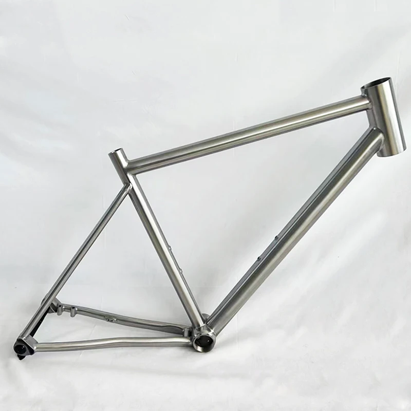 UDH Titanium Alloy Gravel Road Bike Frame, Replaceable Dropout