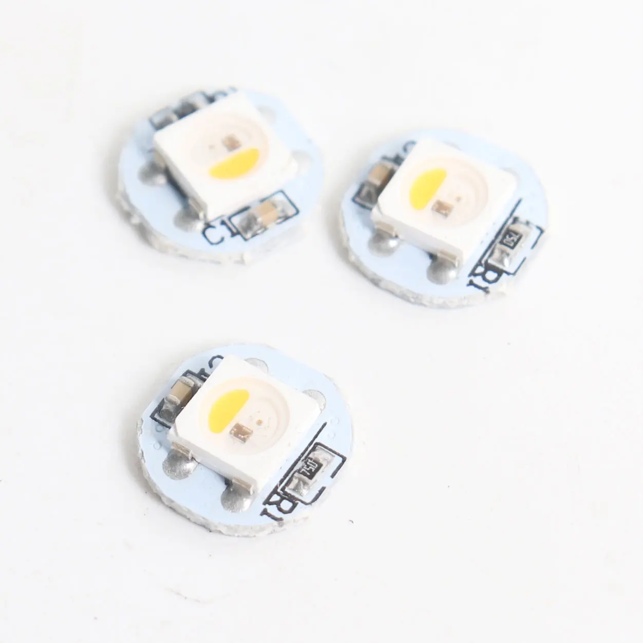 Blurolls-neopixel Rgbw Mini Botão Pcb Led Light 30awg Cabos Ptfe Resina Sla Impresso Voron 2.4 Trident sb Stealthburner Extrusora - Imagem 4