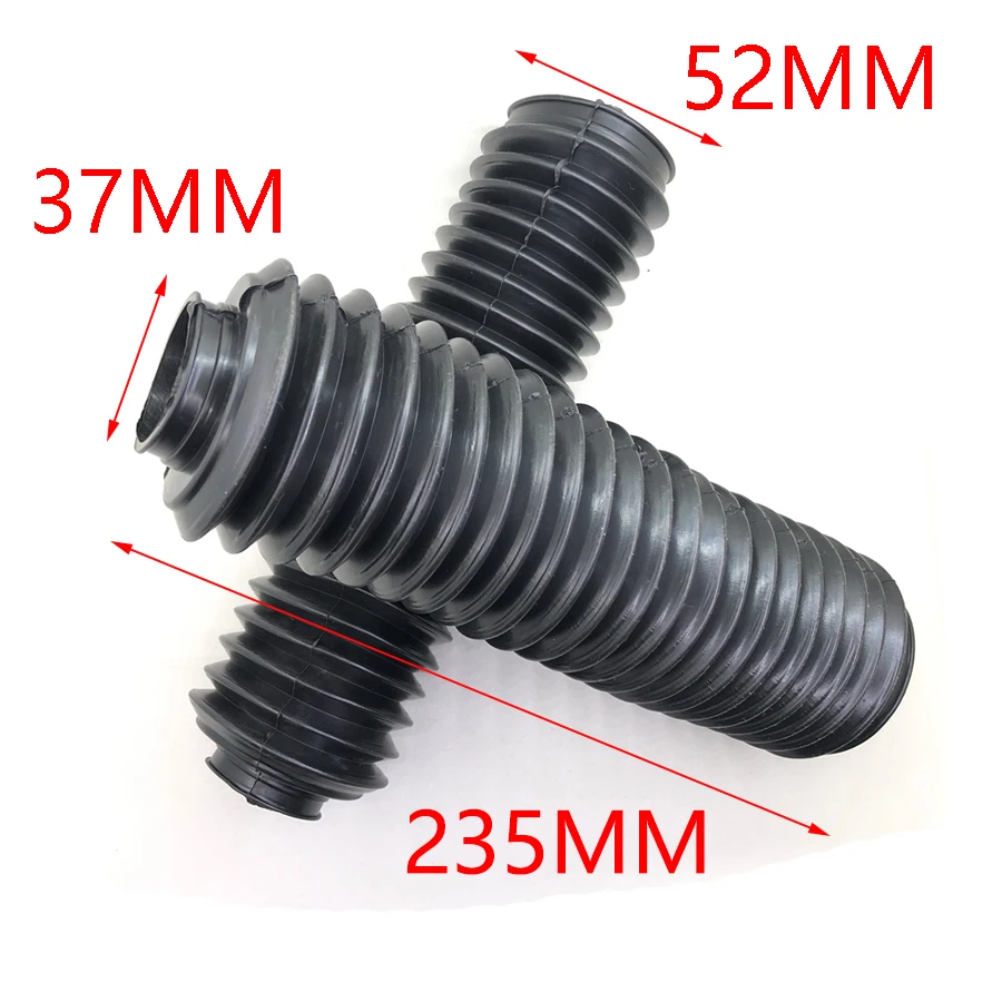 2X Moto Forcella Anteriore Ghette In Gomma Stivali Moto Shock Protection Cover Per Honda Crf150F Xl250 Kawasaki Xg250 Xt225