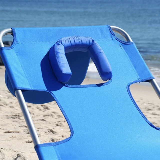 Outdoor Portable Backpack Beach Chair Reclining Chair Folding Beach Lounge Chair 2