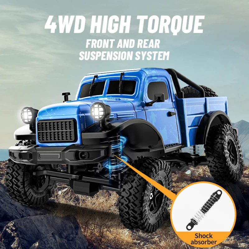 JJRC C8813 RC Pick-up Truck 2.4G 4WD RC Car Climbing Off-Road Vehicle Simulation Model RC Crawler Car Toys Gift for Kids Adult 5