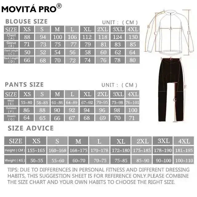 Movita Pro Men Cookie Long Sleeve Cycling Jersey Quick Dry Bike Shirt MTB Riding Bicycle Sportswear Cycling Clothing