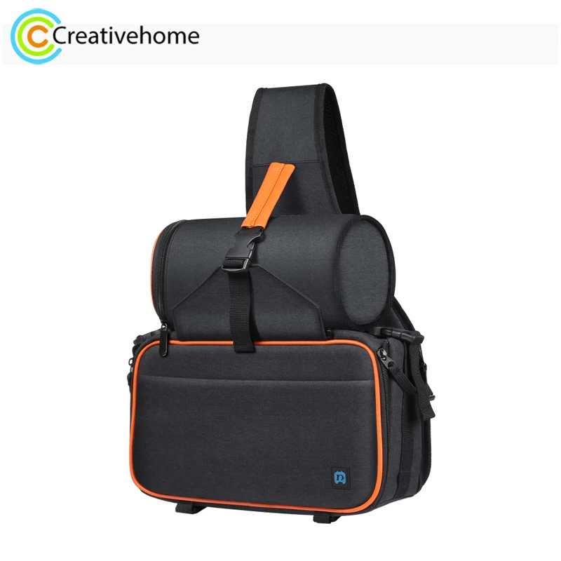 

PULUZ Triangle Style SLR Camera Storage Bag Sling Waterproof Backpack Shoulder Messenger Bags with Removable Lens Bag