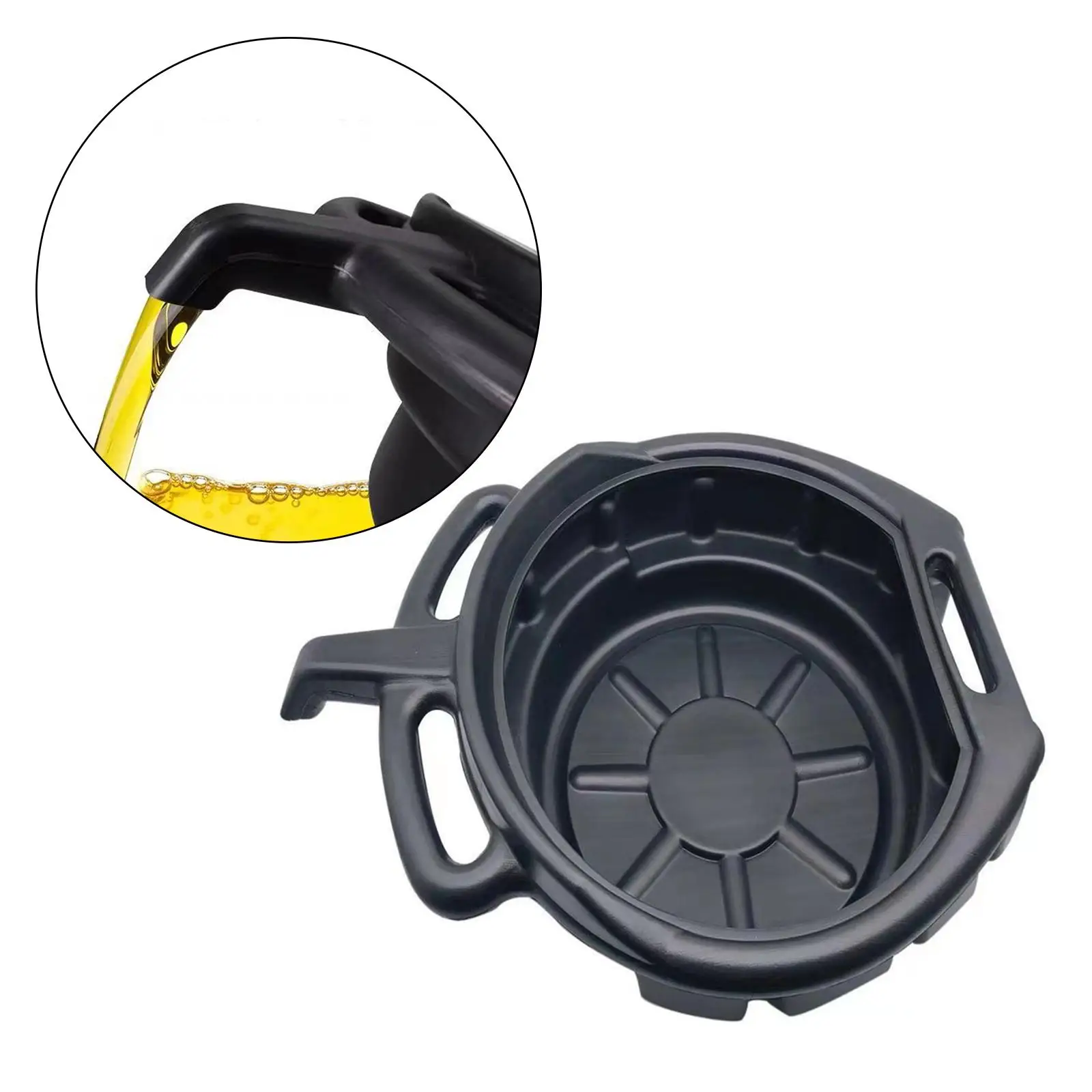 Oil Fuel Coolant Can Easy to Use PP Oil Trip Tray Car Accesories Fluted Collect Pan for Garage Tool Truck Car Garage