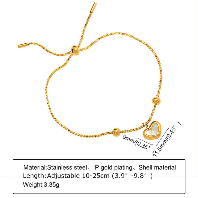 Shell Heart Pendant Necklace,Fashion Delicate LOVE Necklace Anniversary Gift