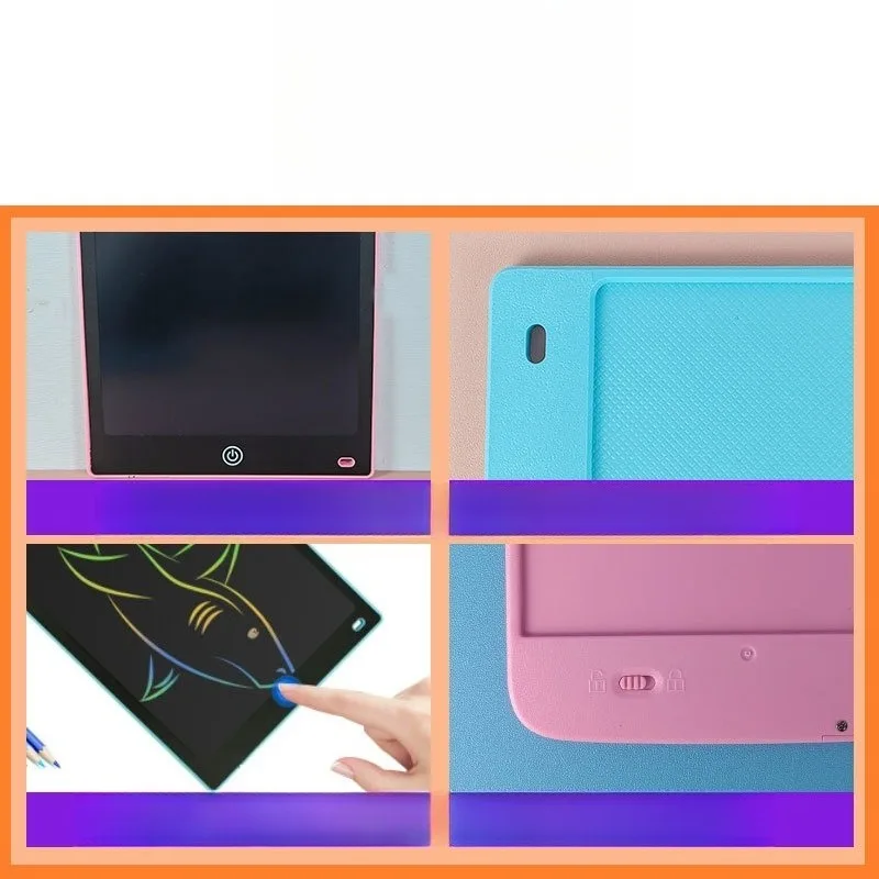 Lcd 액정 쓰기 보드 전자 어린이 그림 그리기 보드 작은 칠판 학생 장난감 낙서 지능