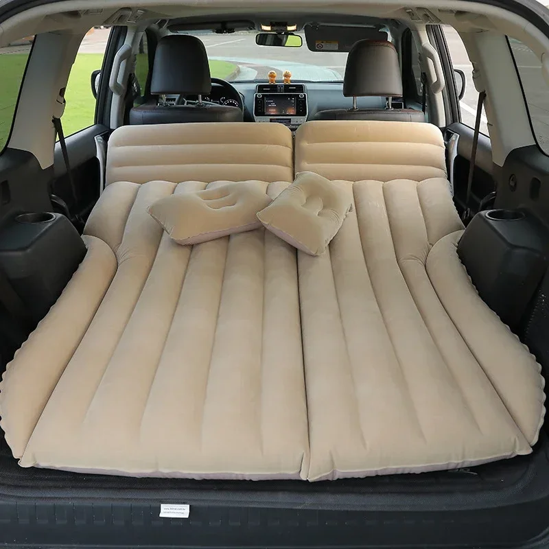 Car Bed Inflatable Seat Mattress Support Legs and Mattress Separate for Travel Outdoor Rest Comfortable&Supportive Sleeping Bed