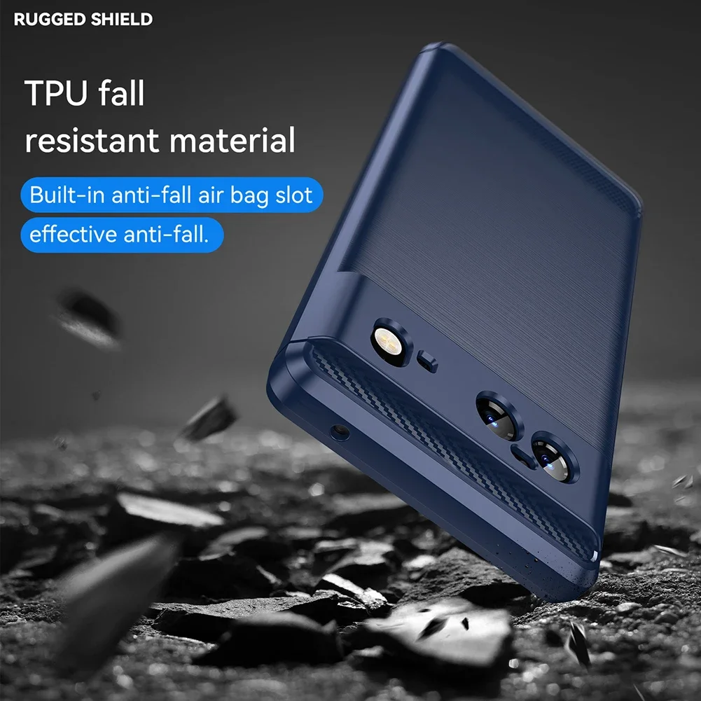 Enhanced Silicone TPU Carbon Cover - Matte Finish Protective Case