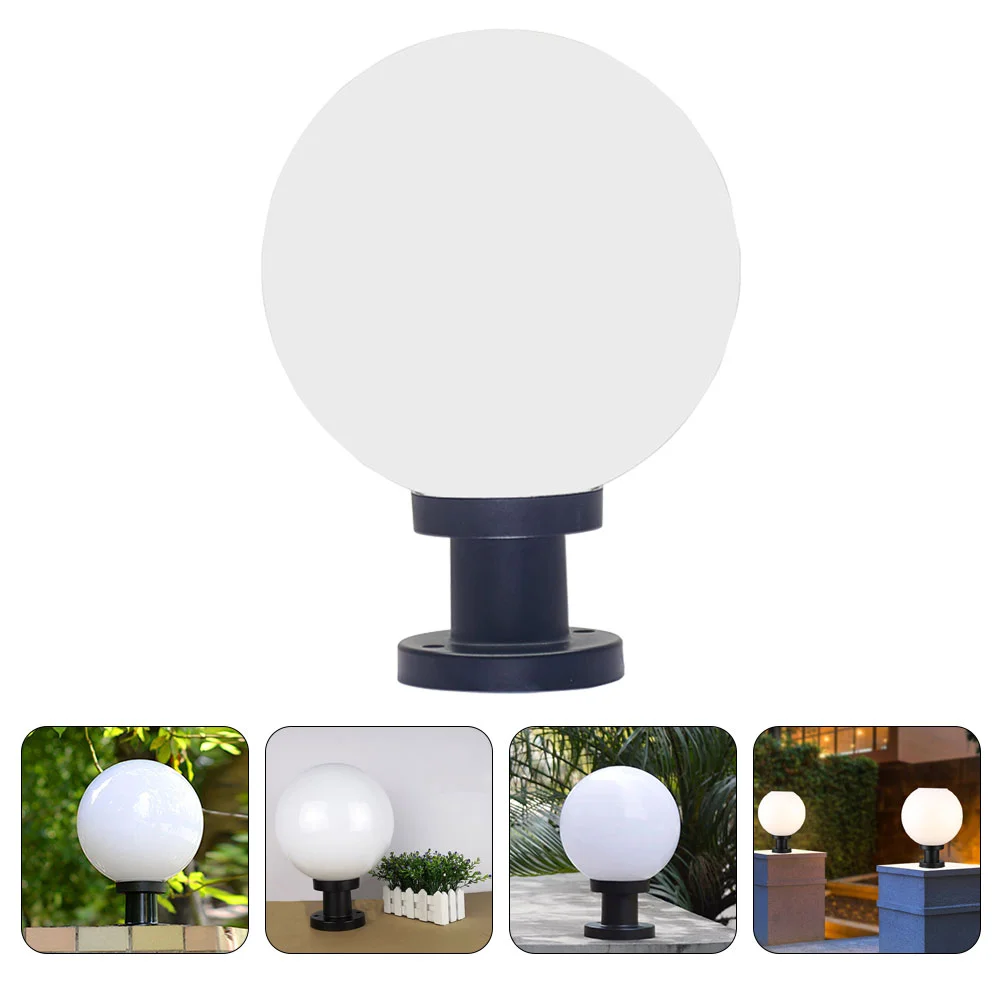 

Post Lights Lampshade Lamp Posts Lampshade Outdoor Light Cover Acrylic Sphere Lampshade Shade Lamp Post Decoration