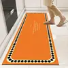 Luxury PVC Washable Kitchen Mat Chic Horse Printed Floor Entrance Doormat Carpet for Bedroom Bath Rug Bathroom Mats Set Rugs 4