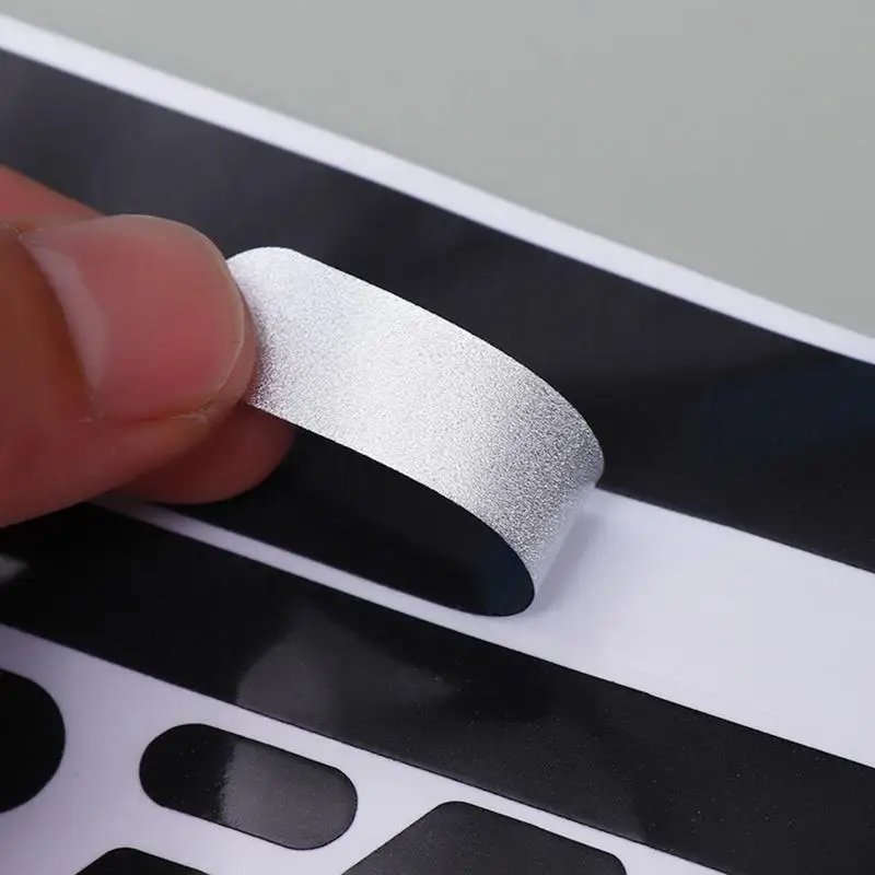 Reflective Stickers for Helmets Invisible Helmets Stickers Self-adhesive Reflective Tape for Helmets Bike Motorcycle Scooter