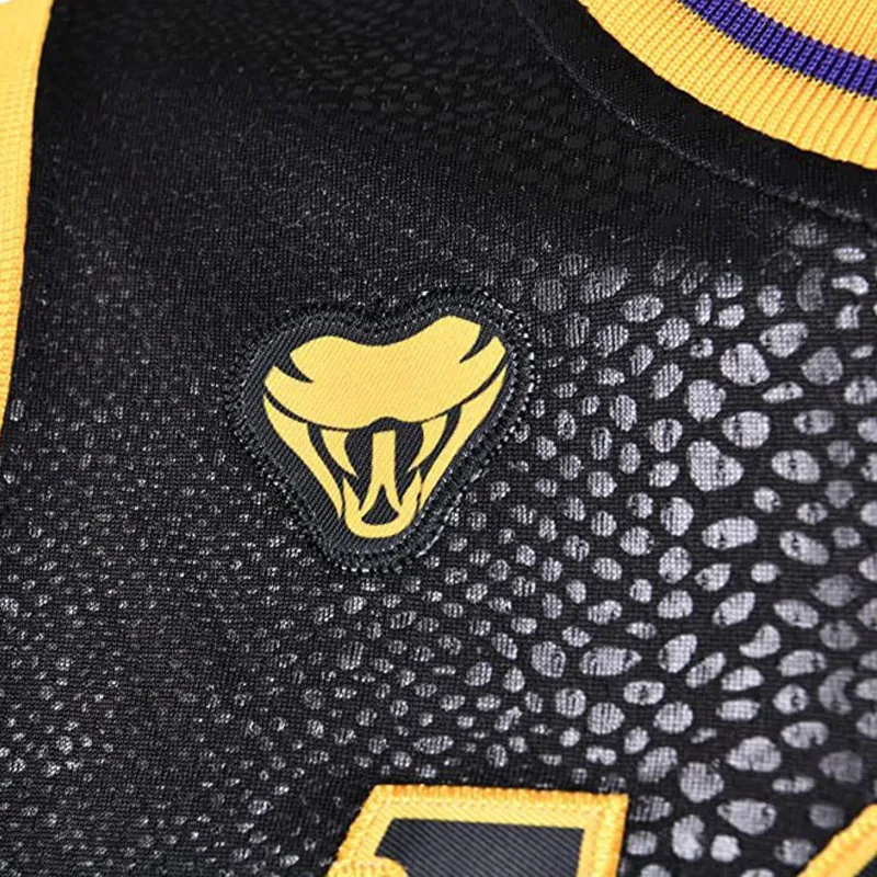 Basketball Jerseys Men Legend 24 Bryant Athletic Sports Women Snakeskin MAMBA Embroidery High Street Hip Hop Sportswear