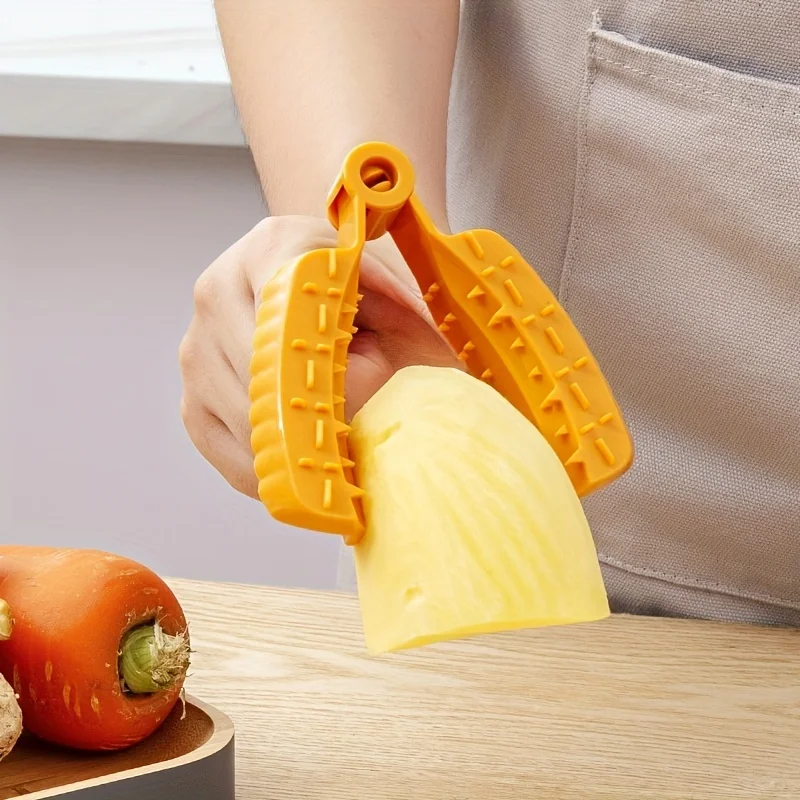 3-Pack Finger Guards for Cutting-Reusable Kitchen Protectors for Vegetables, Potato, Onion & Garlic, Anti-Cut Gloves