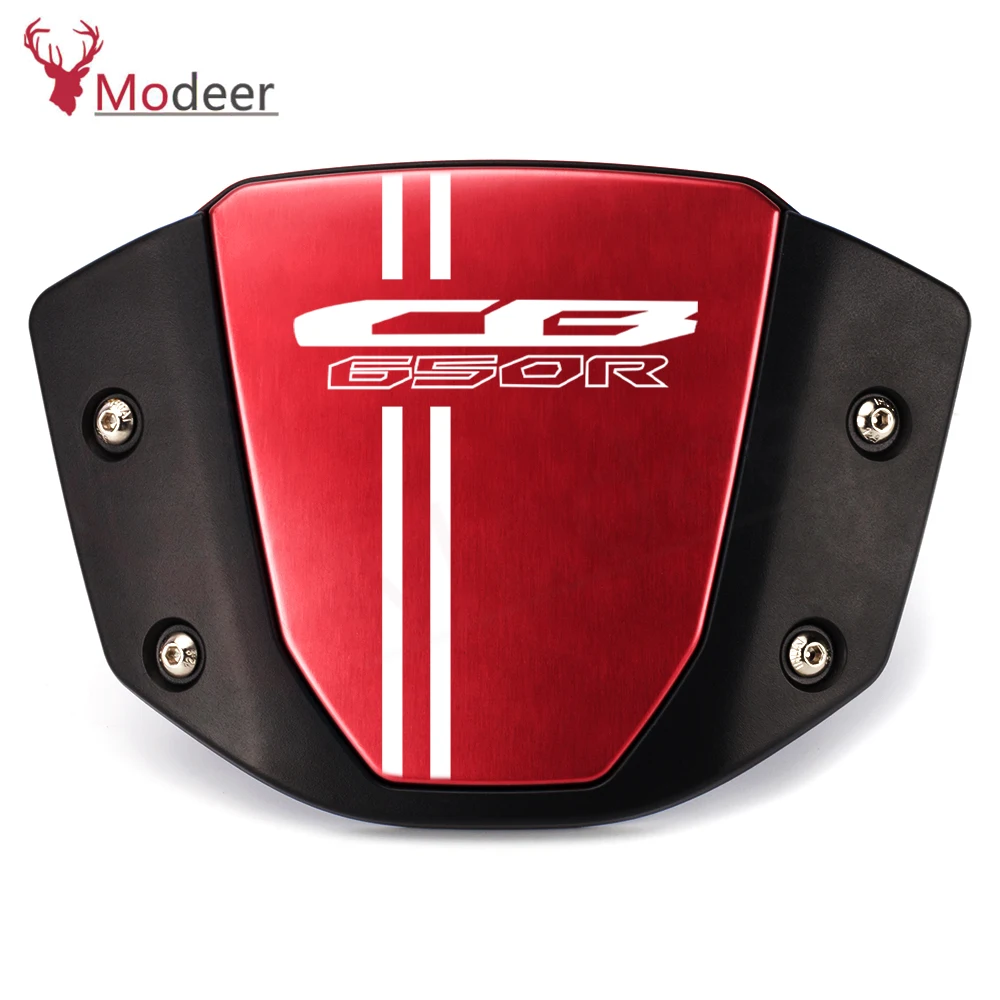 

For Honda CB650R CB 650 R 650R 2019 2020 2021 CB650 Motorcycle Windshield Windscreen CNC Aluminum Kit Deflector