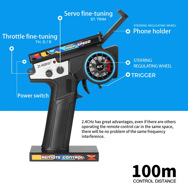WLtoys 124028 RCī 1:12 60KM/H 4   ڵ LED  帮Ʈ  4x4 ε  (  ̿)